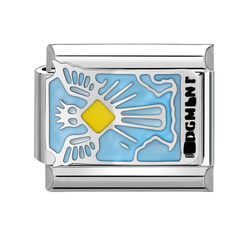 Fashionable Drip-Paint Style Accessory with Tarot Card Elements